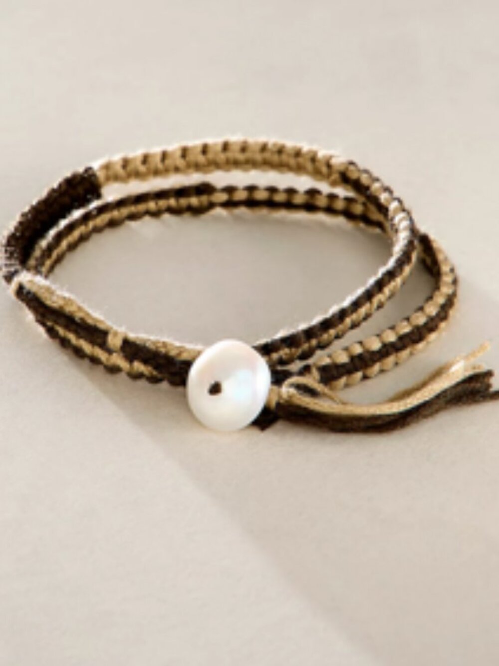 NWT Free People Double Wrap Bracelet Chocolate